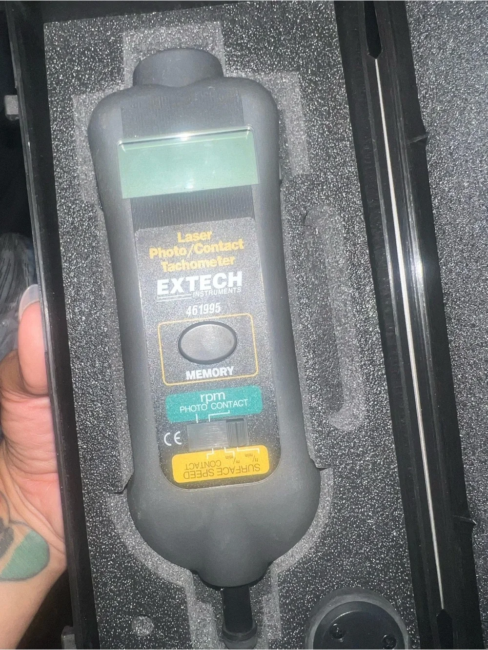 Photo/Thermal Laser Lux Meter - Black